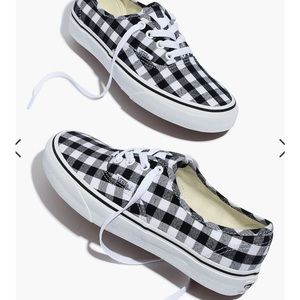 Vans® Unisex Authentic Lace-Up Sneakers in Gingham Check